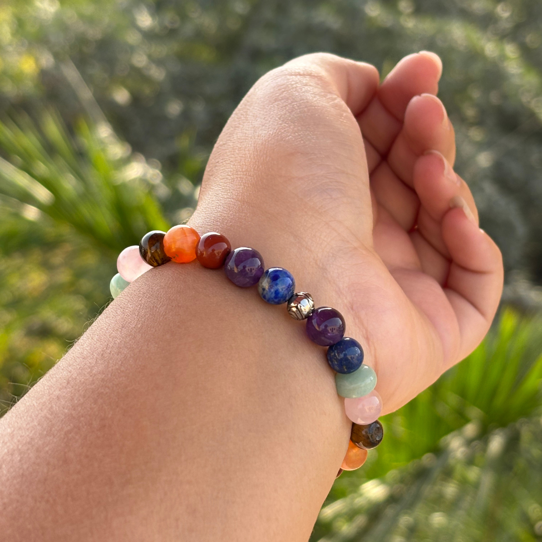 Seven Chakra Gemstone Bracelet